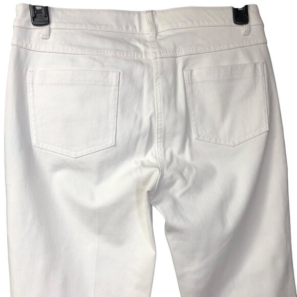 J McLaughlin Stretch Slim Leg white denim‎ Jeans 8 - Picture 6 of 10